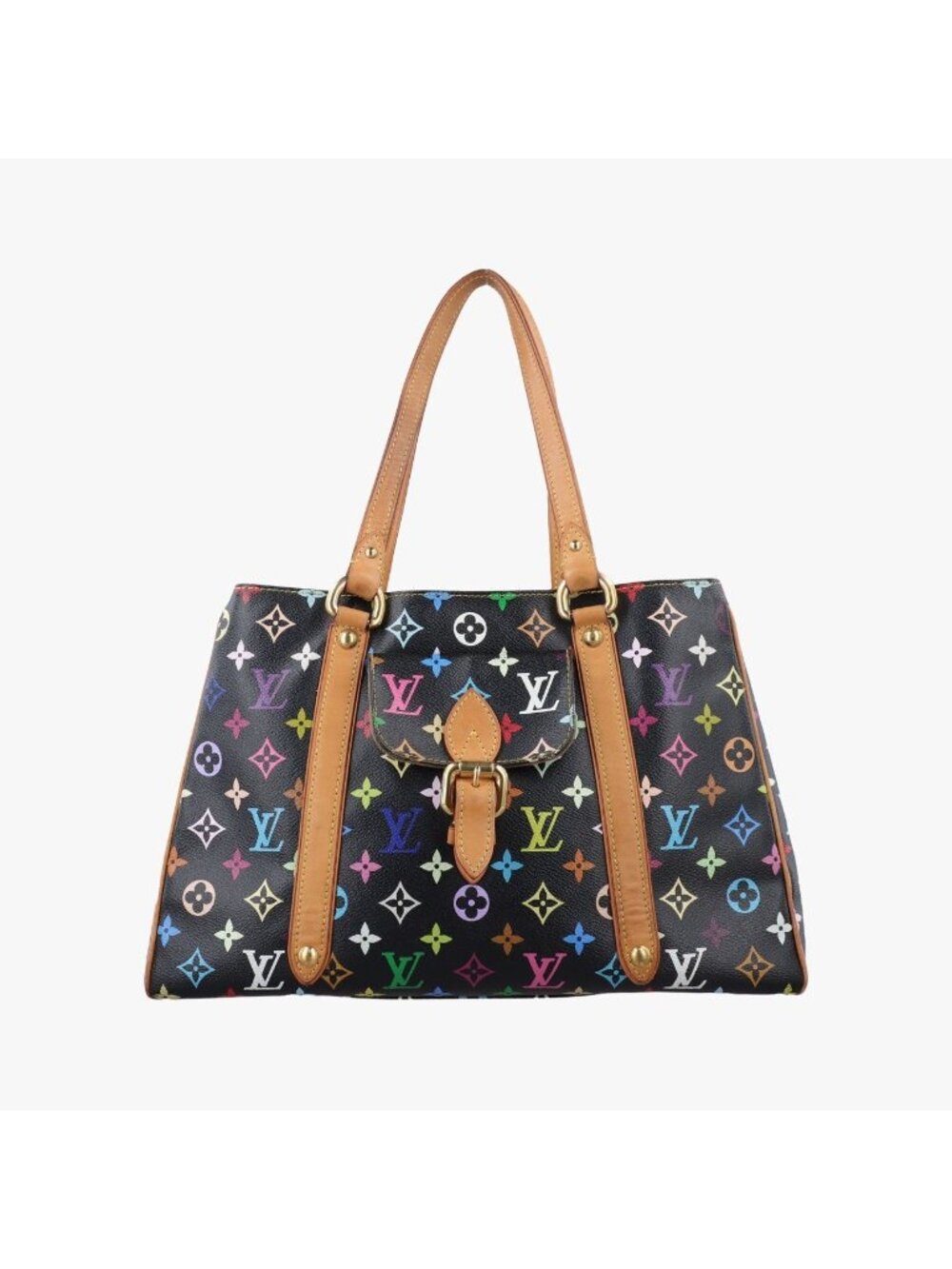 Louis Vuitton Aurelia MM Noir Monogram Multicolor
